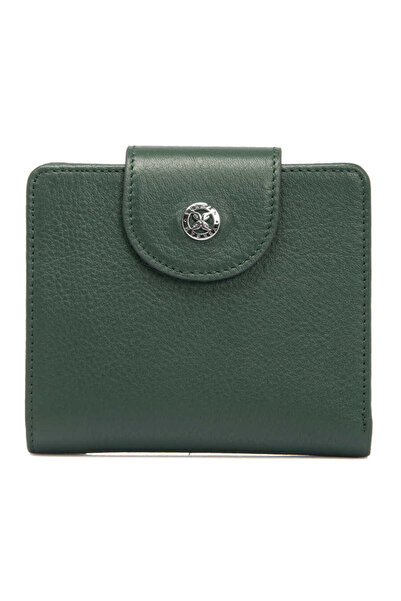 Tergan Green Genuine Leather Women's Wallet - S1Cb00005674-J0B