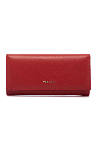 Tergan Red Genuine Leather Women's Wallet - S1Cb00005807-A86