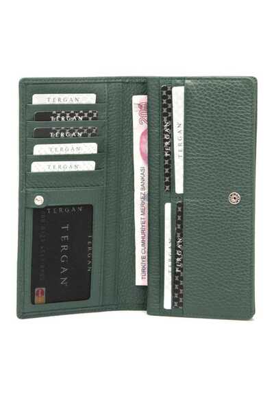 Tergan Green Genuine Leather Women's Wallet - S1Cb00005685-I5T