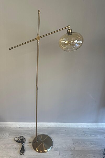 Bamyum Solvia Cam Bal Rengi Makas Gövde Lambader Modern Oturma Odası