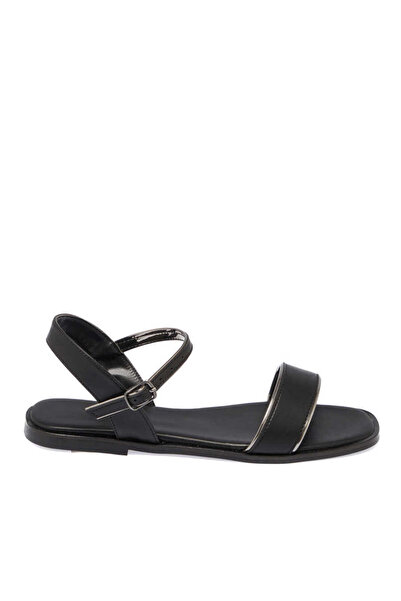 Tergan Siyah Vegan Kadın Sandalet - K24Y1SN67091-O3C