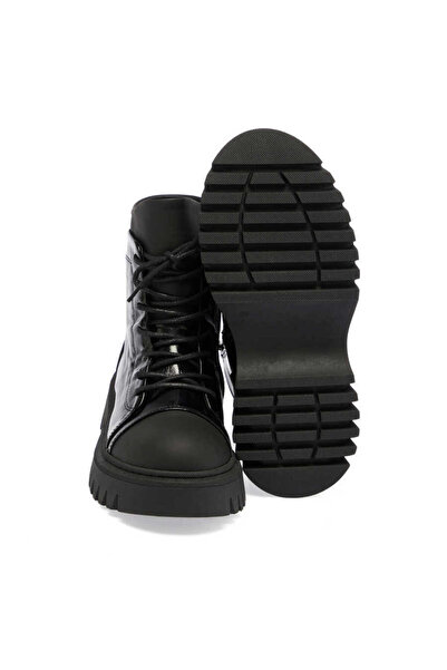 Tergan Siyah Hakiki Deri Kadın Casual Bot - K23K1BT66841-A27