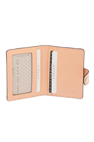 Tergan Powder Genuine Leather Unisex Credit Card Holder - S1Kk00001653-T3K