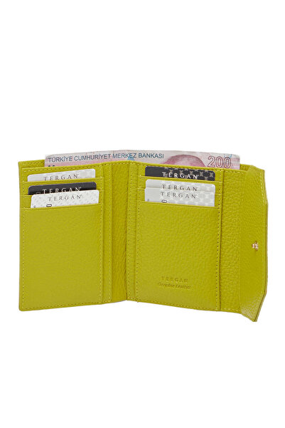 Tergan Green Genuine Leather Women's Wallet - S1Cb00005809-T7A