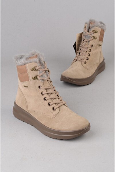 Legero 2-000351-4500 Goretex Women's Boots Beige Nubuck