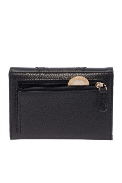 Tergan Black Genuine Leather Women's Wallet - S1Cb00005815-D3H