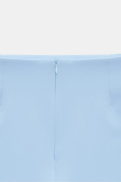 Saade Γυναικεία Μίνι Φούστα Α-γραμμής Κανονικής Μέσης άνοιγμα υφαντή