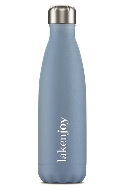 LAKEN Steel 18/8 Lakenjoy Thermos Bottle 0.50L - Blue Lkj50Az Blue-0.50L