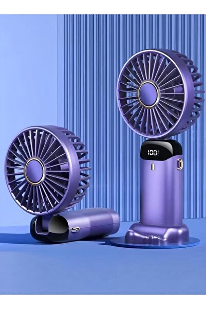 Generic Portable Mini Handheld Fan for Travel, Rechargeable Fan, 5 Speed Ultra Quiet Desk Fan