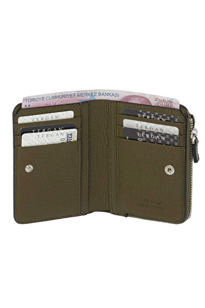 Tergan Green Genuine Leather Women's Wallet - S1Cb00005812-T7N