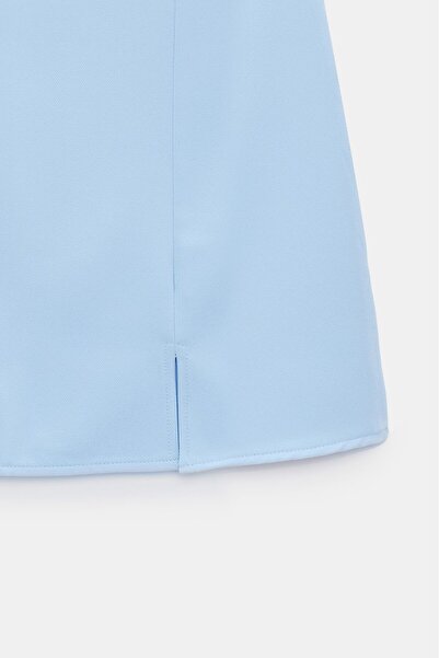 Saade Γυναικεία Μίνι Φούστα Α-γραμμής Κανονικής Μέσης άνοιγμα υφαντή