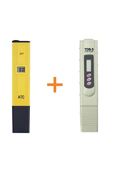 TEKNO İSTANBUL Dijital Ph Metre Su Sıvı Akvaryum Ph Ölçer Ve Tds Metre Su Kal...