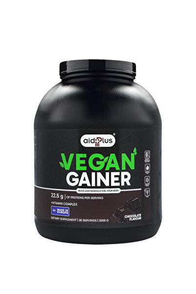 Aidplus مكمل غذائي نباتي لزيادة الوزن بنكهة الشوكولاتة من AID PLUS، 2000 غرام...