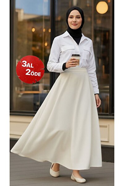 Lesa Wear Φούστα Hijab με ντραπέ στυλ