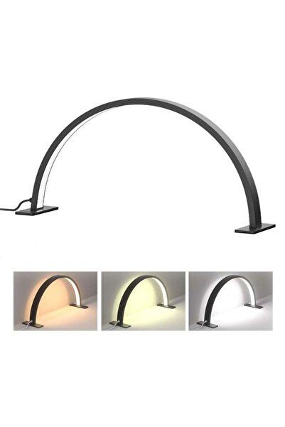 Bukela مصباح أظافر نصف قمري مقاس 22 بوصة، قابل للتعتيم، للمحترفين