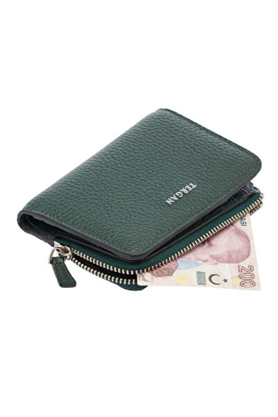 Tergan Green Genuine Leather Women's Wallet - S1Cb00005812-I5T