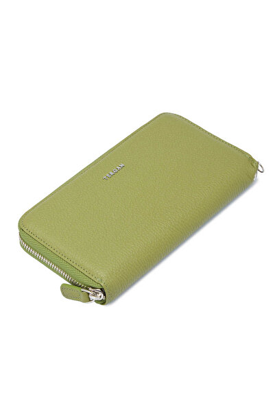 Tergan Yeşil Hakiki Deri Kadın Cüzdan - S1CB00005734-G8Z