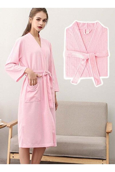 Arabest Adult Kimono Bathrobe, Wafle Weave, Soft Pockets, Unisex