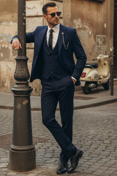 Twenhil TAKIM ELBİSE FULL SET LACİVERT