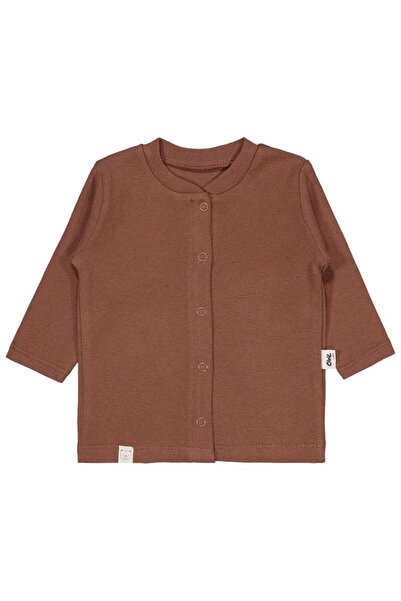 Civil Baby طقم بيجامة عادي للأطفال من 1-6 أشهر - بني للأطفال من 6-9 أشهر