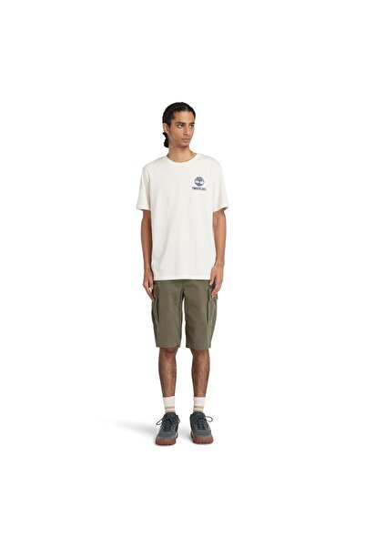 Timberland Short Sleeve Back Logo Graphic Tee Undyed Men's T-Shirt