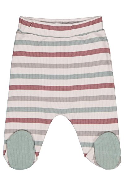 Civil Baby Çizgi Empirme 1-9 AY Tek Alt Bebe - Bej