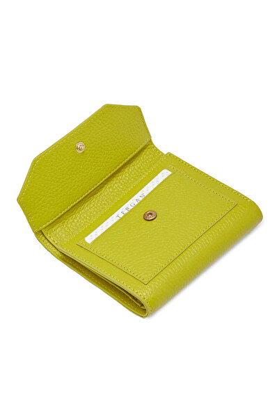 Tergan Green Genuine Leather Women's Wallet - S1Cb00005809-T7A