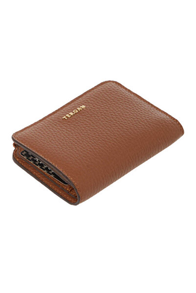 Tergan Tan Genuine Leather Women's Wallet - S1Cb00005812-B67
