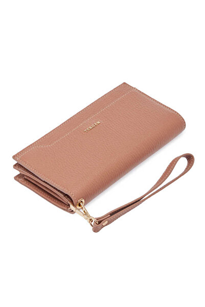 Tergan Pudra Hakiki Deri Kadın Cüzdan - S1CB00005817-I0U