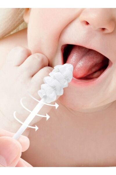 Arabest 30-Piece Infant Oral Care Set, Toothbrush and Tongue Cleaner