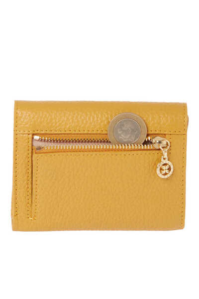 Tergan Yellow Genuine Leather Women's Wallet - S1Cb00005809-H28