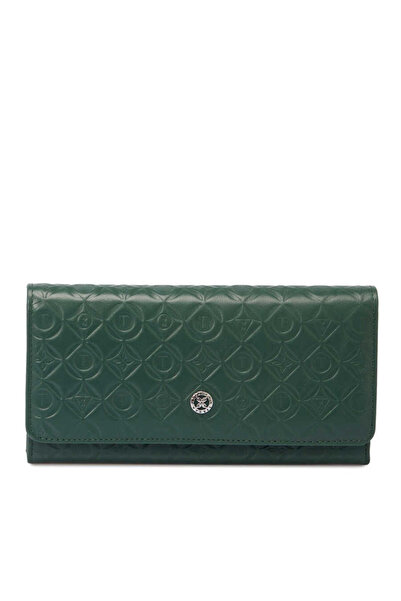 Tergan Green Genuine Leather Women's Wallet - S1Cb00005783-N8U