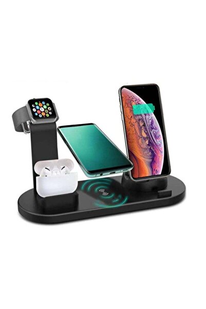 Bukela 4-in-1 Wireless Charging Dock for Apple Watch and Airpods