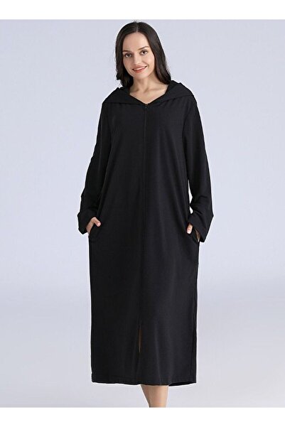 Arabest Zip-Up Hooded Bathrobe for Sea & Beach Vacations