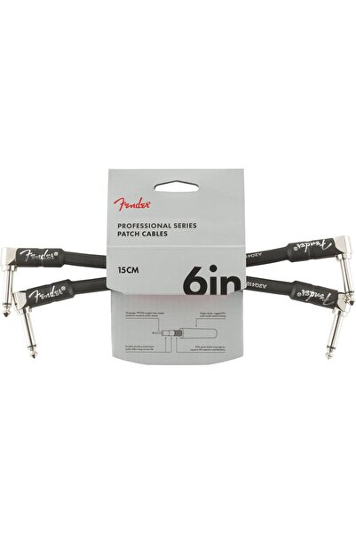 FENDER كابل دواسة Pro Inst AA 6 2-Pack بطول 15 سم.