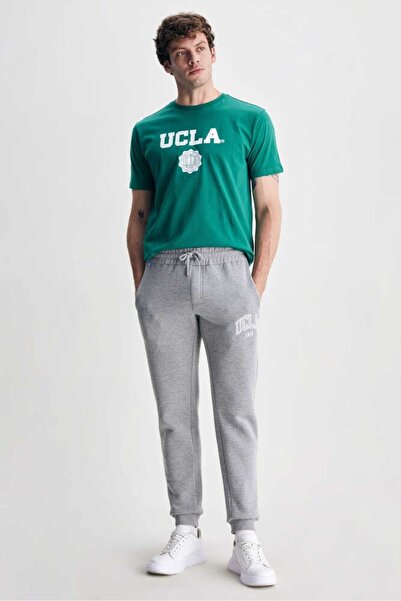 UCLA Otto Gray Comfortable Leg Embroidered Standard Fit Men's Sweatpants