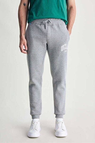 UCLA Otto Gray Comfortable Leg Embroidered Standard Fit Men's Sweatpants