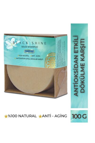Black Shine BS Katı Şampuan Passiflora 100 gr – Nazik Temizlik & Canlandırıcı...
