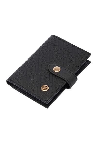 Tergan Siyah Print Kadın Cüzdan - S1CB00055820-P1Q