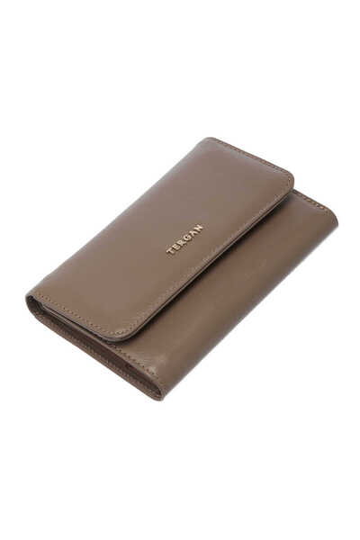 Tergan Bej Hakiki Deri Kadın Cüzdan - S1CB00005730-V62