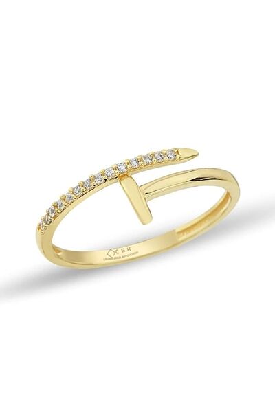 Çgk Çiğdem Gürel Kuyumculuk Çıtır Çivi Altın Yüzük