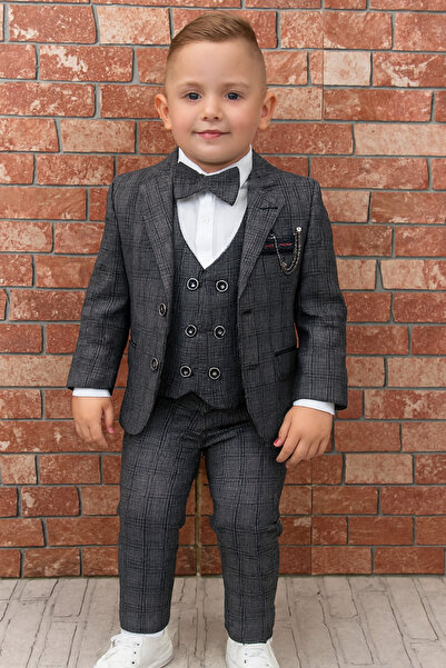 HAYTA Gyerek öltöny szett mellény ing nyuszi füstölt