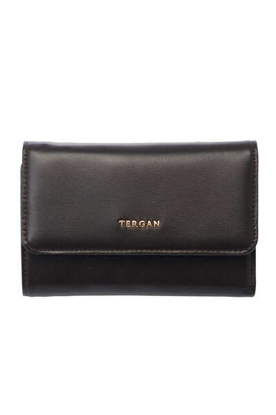 Tergan Brown Genuine Leather Women's Wallet - S1Cb00005730-D06