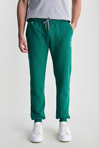 UCLA Ανδρικό παντελόνι Luskın Green Shrink Cut με τύπωμα Standard Fit