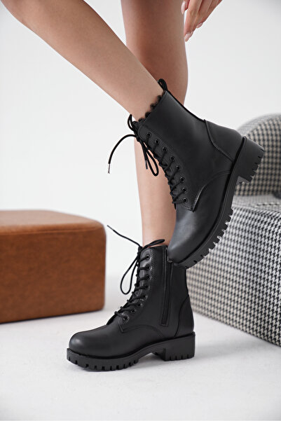 Moda Değirmeni Чорні жіночі черевики MD1001-116-0001