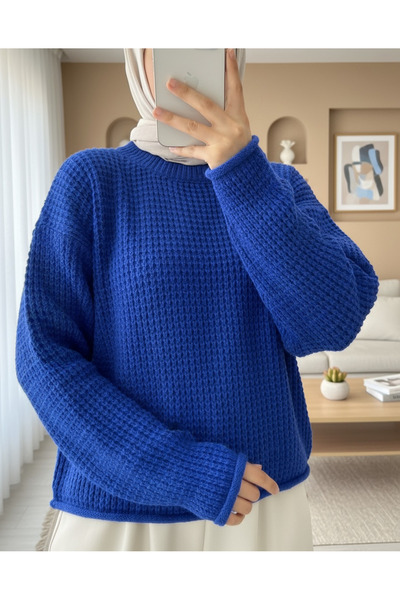 Modamorfo В'язаний светр з круглим коміром - Saks