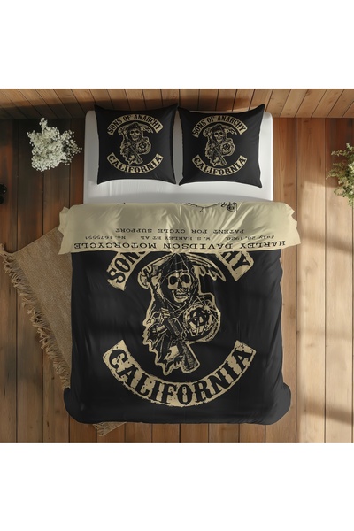 The Lucid Lab Sons of Anarchy & Harleyy Davidson Model 28B Vintage Çift Taraf...