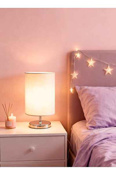 DIDA Glen-Fabric Modern Vintage Style Table Lamp