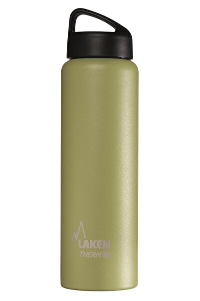 LAKEN زجاجة ترمس كلاسيكية من الفولاذ 18/8 سعة 1 لتر - كاكي LKTA10K كاكي-1 لتر