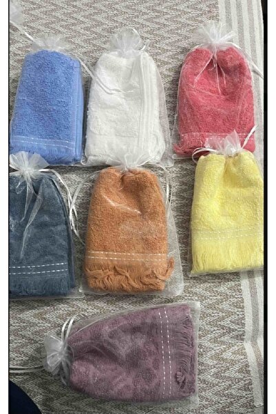yörük tuhafiye Wedding Towel, (10 PCS) Mixed, Tulle Pouch (30X50CM TOWEL), Mawlid, Baby, Circumcision, Engagement Gift10